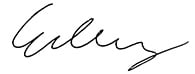 Erik Dahlberg signature