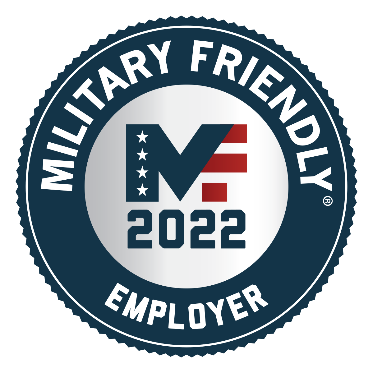 2022 Military Friendly Employer badge