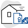icon of a house deed and valuables