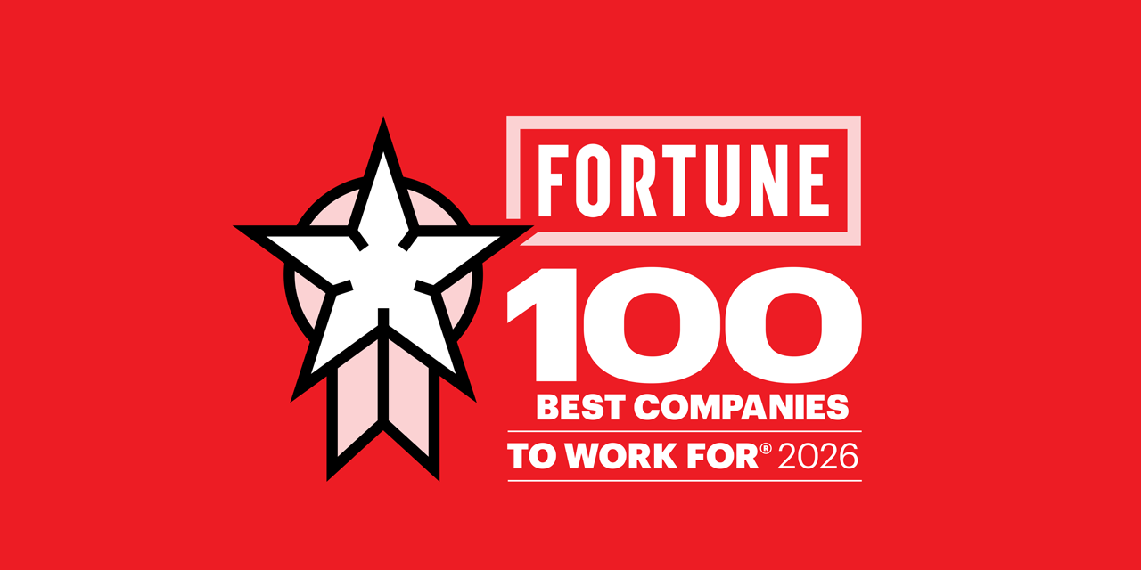 Fortune 100 Best Companies to Work For 2026 Logo. Used with permission.