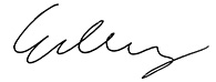 Erik Dahlberg signature