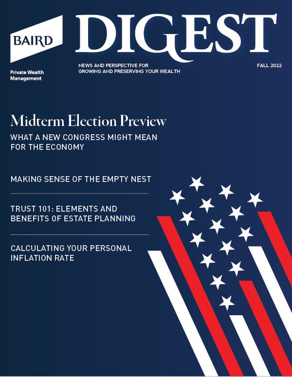 Cover of the 2022 Fall Issue of Baird Digest