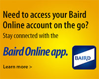 Need to access your Baird Online Account on the go? Stay connected with the Baird Online App
