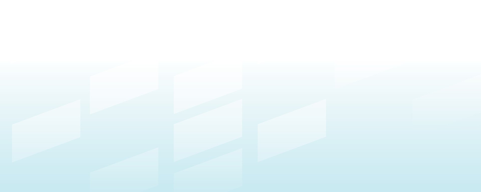 parallelograms floating across a blue gradient background